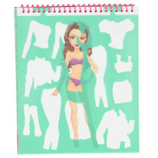 Набір для творчості 24*20см/20арк /2537-2/ "Створи модний образ Besties Fashion Design" наліпки 2арк.+ трафарет 2арк.,диз.папір 3арк. (1/12)