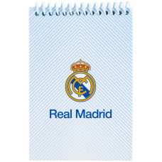 Скетчбук А6/48арк. "Kite" /RL26-196-1/ пласт. спіраль FC Real Madrid-1 (1/20)