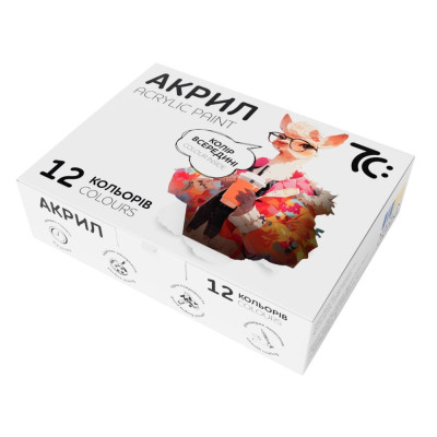 Набір акрилових фарб "7C:" /7C51202/ 12кол.*10мл (1/12)