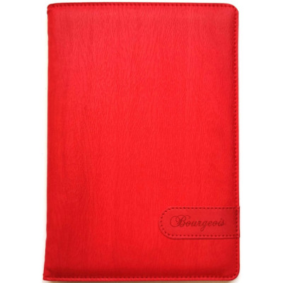 Блокнот "Bourgeois" А5/80 шкірзам Тв.обкл. /диз.9237/ вн. Бл.80г, чисті (1/40)
