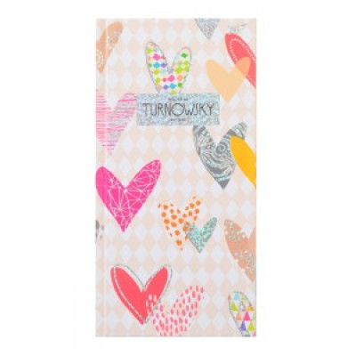 Блокнот 100*200/96 == "YES" /151445/  ІНТЕГР. "Turnowsky.Pattern hear" фольг.гологр.сріб+УФвиб.(1/20)