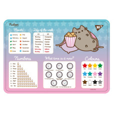 Підкладка настільна 29*42см "YES" /492260/ "Pusheen. Popcorn" (англ)  (1/10/200)