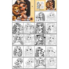 Розмальовка 200*200мм/8арк. "ASH" скоба диз.25169 (1/20)
