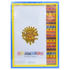 Фоторамка 30*40 "33 Amigos" /3040-1611-50U/ жовто-блакитна, багет 1611 плоский (1/23)
