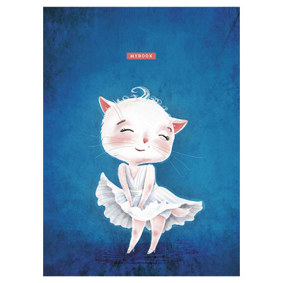 Блокнот "TwinBook"  А5 2в1 /А5-2*040-566/ # + БЕЗ ЛІНІЙ крем (64)