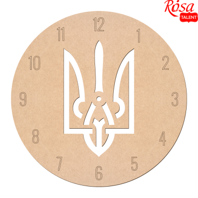 Основа під годинник "Rosa Talent" /240818/333/ №4серія Україна МДФ, d:30см