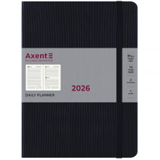 Щоденник "Axent" 2026 /8831-26-01-A/ Grand Lines, 195*255, чорний (1/12)