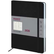 Щоденник "Axent" 2026 /8830-26-01-A/ Grand Strong, 195*255, чорний (1/12)