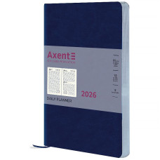Щоденник "Axent" 2026 /8821-26-02-A/ Partner City Soft, 145*210, синій (1/12)