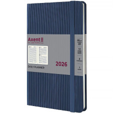 Щоденник "Axent" 2026 /8815-26-48-A/ Partner Lines, 145*210, блакитний (1/12)
