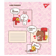 Зошит уч. "YES" 12арк.== /766545/ "Line friends" (25/500)