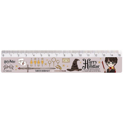 Лінійка 15см пл. "Kite" /HP26-090/ Harry Potter (1/100)