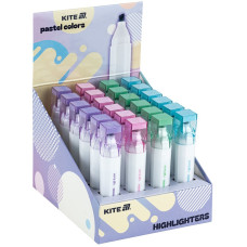 Маркер текстовий "Kite" /K24-1145/ "Highlighter"  Creative Pastel Colors (24/288)