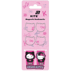 Набір магнітних закладок "Kite" /HK26-495/ з фігурними скріпками Hello Kitty (1/24)