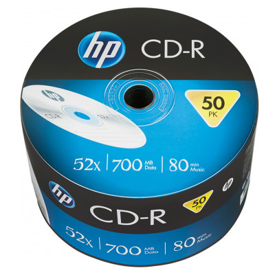 Диск CD-R  HP  700MB 52x () Bulk (50)
