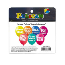 Кульки повітряні "Pelican" /828172/ 12"(30сm)  "Хвалебнi кульки" 1-стор. 10шт