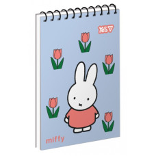 Блокнот А7/80 # спіраль зверху "YES" /152512/ "Miffy: Happy Day" (1/336)
