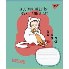 Зошит уч. "1В" 48арк.== /766027/ "Love cats" (10/200)