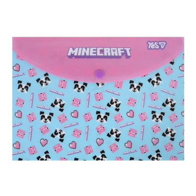 Папка-конверт на кнопці B5 "Yes" /492342/ Minecraft (12/240)