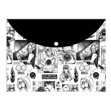 Папка-конверт на кнопці B5 "Yes" /492443/ Smiley World (12/240)