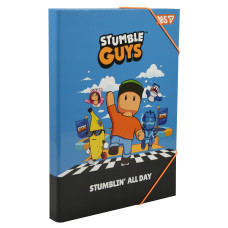 Папка для праці картон на гумці А4 "YES" /500253/ Stumble Guys (1/20)