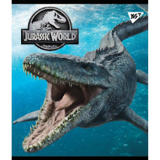 Зошит уч. "YES" 18арк.# /765316/ "Jurassic World" Ірідіум+гібрід.виб.лак (10/200)