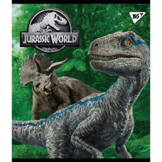 Зошит уч. "YES" 18арк.# /765316/ "Jurassic World" Ірідіум+гібрід.виб.лак (10/200)
