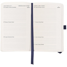 Щотижневик "Axent" 2026 /8509-26-02-A/ Partner Soft Skin, 125*195, синій (1/12)