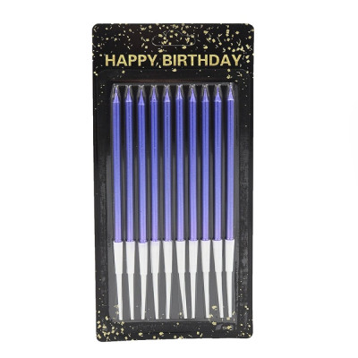 Набір свічок для торту "JO" /DSCN9331/ "Happy birthday" 10шт., блістер (1/60)
