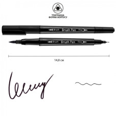 Набір маркерів 24 кол. "SANTI" /391000/ ДВОСТОРОННІ, акварельні "Brush Pen" (1/6)