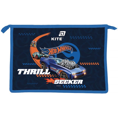 Папка на блискавці А4+ "Kite" /HW26-428/ Hot Wheels (1/12)