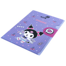 Папка-куточок А4 "Kite" /HK25-248-1/  з клапаном  Kuromi (1/12)