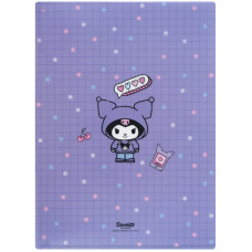 Папка-куточок А4 "Kite" /HK25-248-1/  з клапаном  Kuromi (1/12)