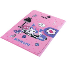 Папка-куточок А4 "Kite" /HK25-248-2/  з клапаном  Kuromi (1/12)