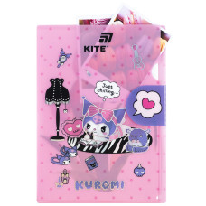 Папка-куточок А4 "Kite" /HK25-248-2/  з клапаном  Kuromi (1/12)