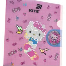 Папка-куточок А4 "Kite" /HK25-248-4/  з клапаном  Hello Kitty (1/12)
