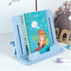 Підставка для книг "Kite" /K25-330-3/ пластикова, блакитна (1/12)