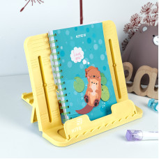 Підставка для книг "Kite" /K25-330-5/ пластикова, жовта (1/12)
