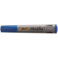 Маркер "BIC" 2000 перманент /8209143/(064) синій (12/384)