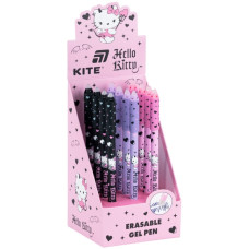 Ручка гелева пиши-стирай "Kite" /HK26-350-2/ Hello Kitty, синя (12/144)