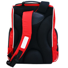 STOCK Ранець "TIGER" /2610-2/ h=38,5 "Football" Червоний  (1/4)
