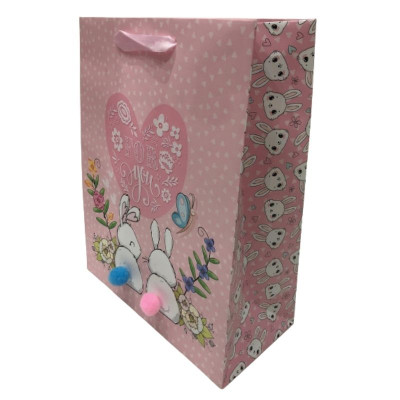 Пакет подарунковий "Art studio of Happines" 30х40х17см /GB-21129/ (10)