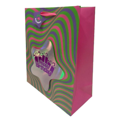 Пакет подарунковий "Art studio of Happines" 35х37х12см /GB-21185/ (10)
