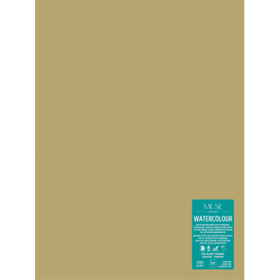 Альбом для акварелі "MUSE" А3/20арк./PB-GB-020-091/ КРАФТ, склейка, 250г/м2, (4)