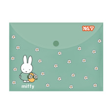 Папка-конверт на кнопці В7 "Yes" /492123/ Miffy (10/400)