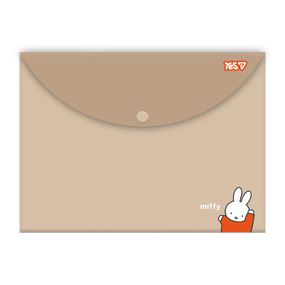 Папка-конверт на кнопці А4 "Yes" /492450/ Miffy (12/120)