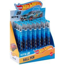 Ручка кулькова "Kite" /HW26-032/ Hot Wheels синя (28/1260)