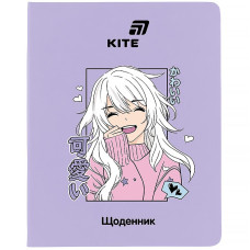 Щоденник шкільний "Kite" /K26-283-6/ м'яка обкл. PU, Anime (1/18)