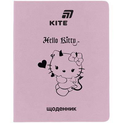 Щоденник шкільний "Kite" /HK26-283-1/ м'яка обкл. PU, Hello Kitty (1/18)