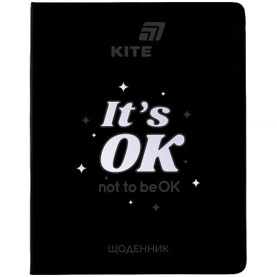 Щоденник шкільний "Kite" /K26-283-5/ м'яка обкл. PU, It's OK (1/18)